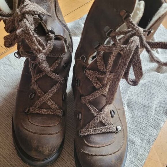 Anfibio Made in Canada Valanga Women's Winter Boots, Shearling Lined Size 37 - Picture 10 of 10